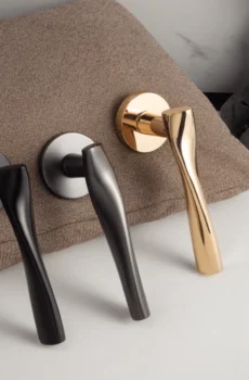 Nordic Modern Door Lock Handle Luxury Interior Lock Set Door Hardware