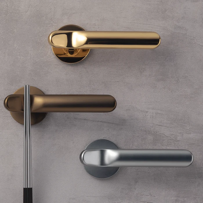 Luxurious Door Lock Set Interior Door Handle Security Mute Door Handle