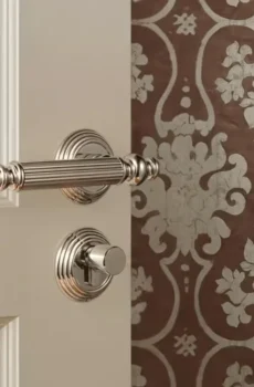 Brass Door Lock Bedroom Door Silent French Style Door Handle