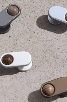 Rotatable Black Walnut Door Lock American Style Bedroom Interior Door Lockset