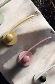 Morandi Color Silent Door Lock Bedroom Interior Security Door Handle Lock