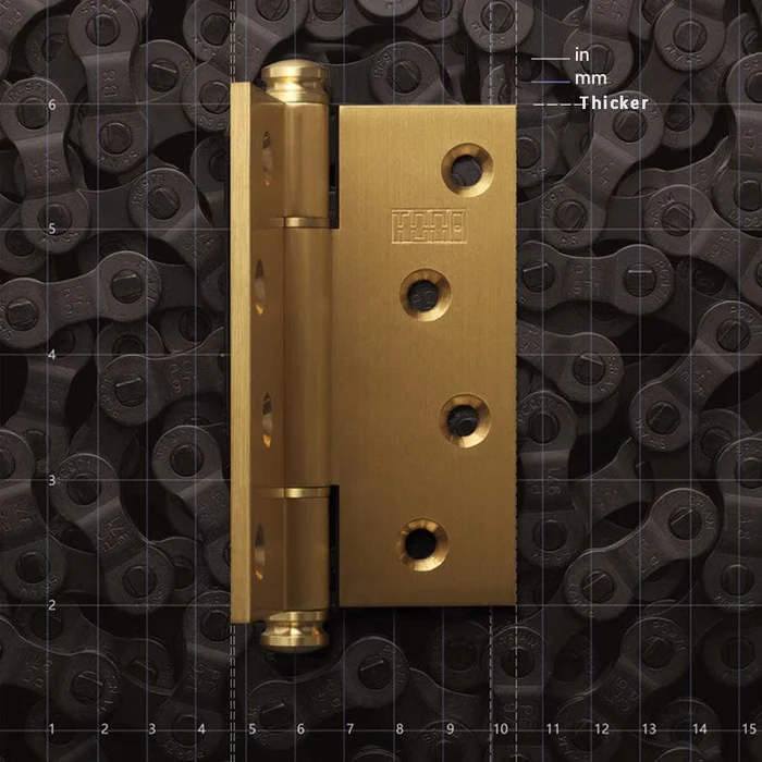 4 Inch Copper Door Hinge Brass Thick Hinge Interior Bedroom Door Hardware