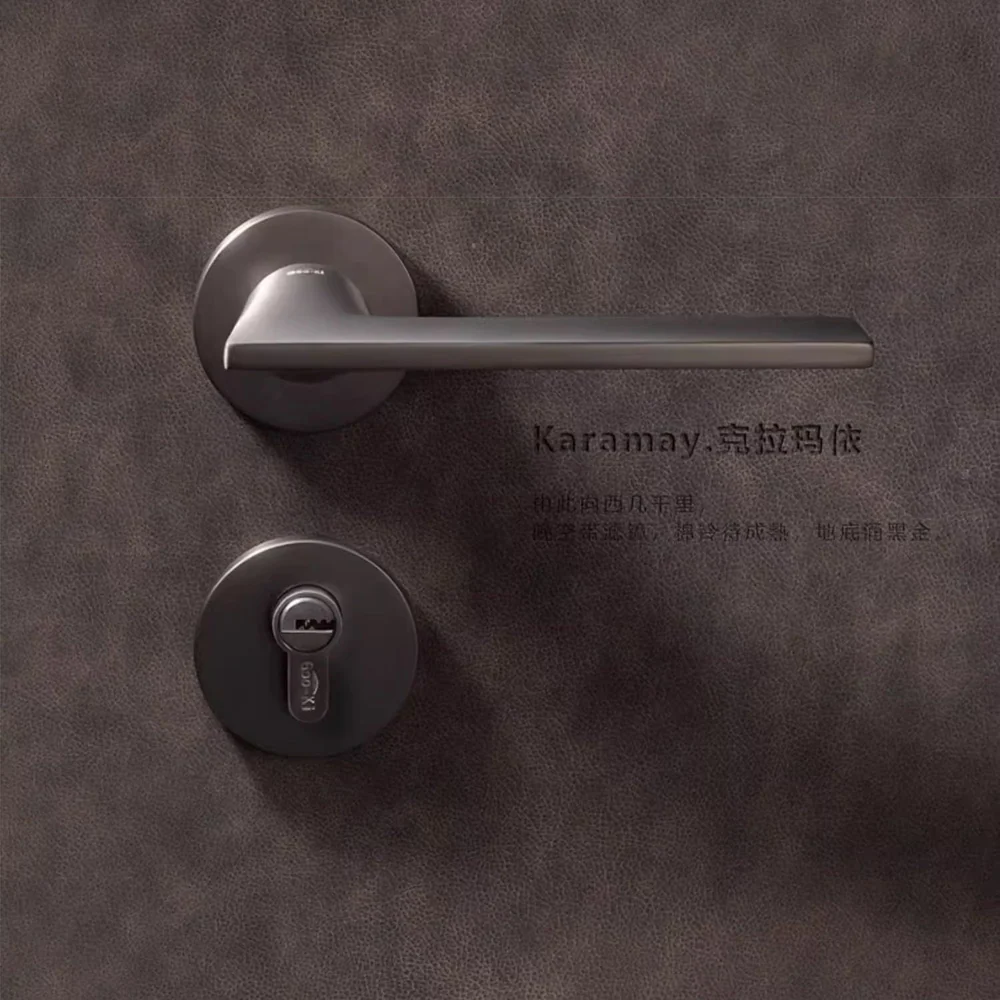 Simple Mute Door Lock Nordic Door Lock Set Bedroom Interior Door Lock