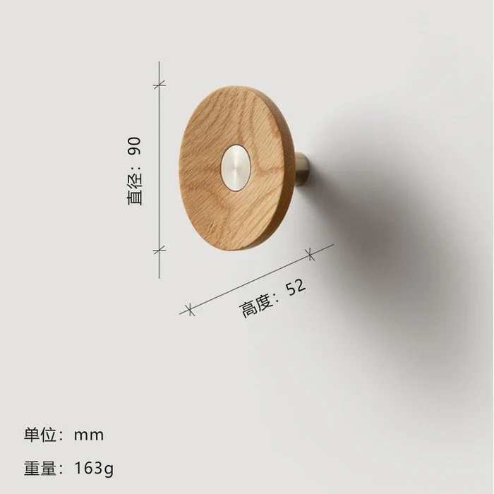 Log & Stainless Steel Ornamental Handles - Oversized Knobs Entryway Clothes Hooks - Image 9