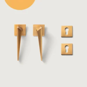 Nordic Bedroom Door Handle Silent Door Lock Interior Bronze Door Lock - Image 2