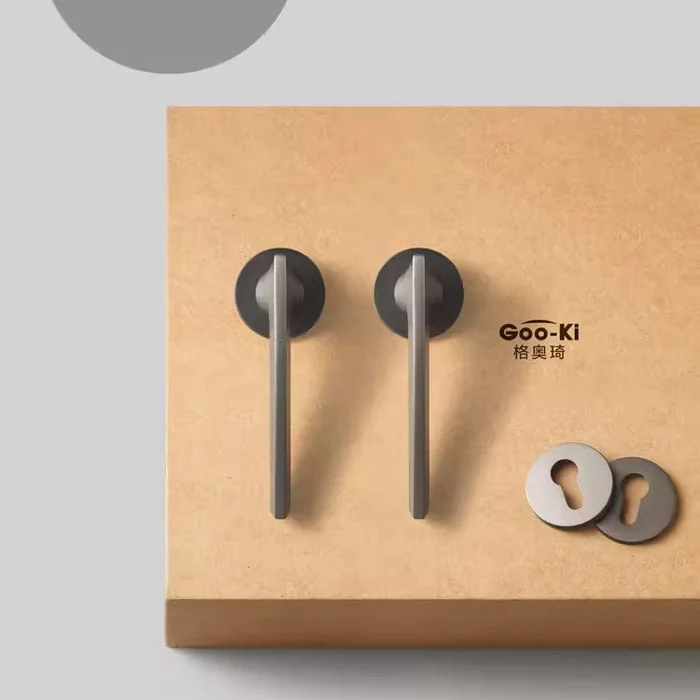 Simple Mute Door Lock Nordic Door Lock Set Bedroom Interior Door Lock - Image 2