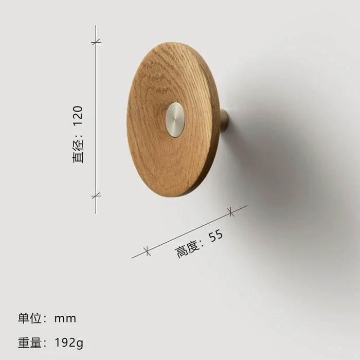 Log & Stainless Steel Ornamental Handles - Oversized Knobs Entryway Clothes Hooks - Image 10